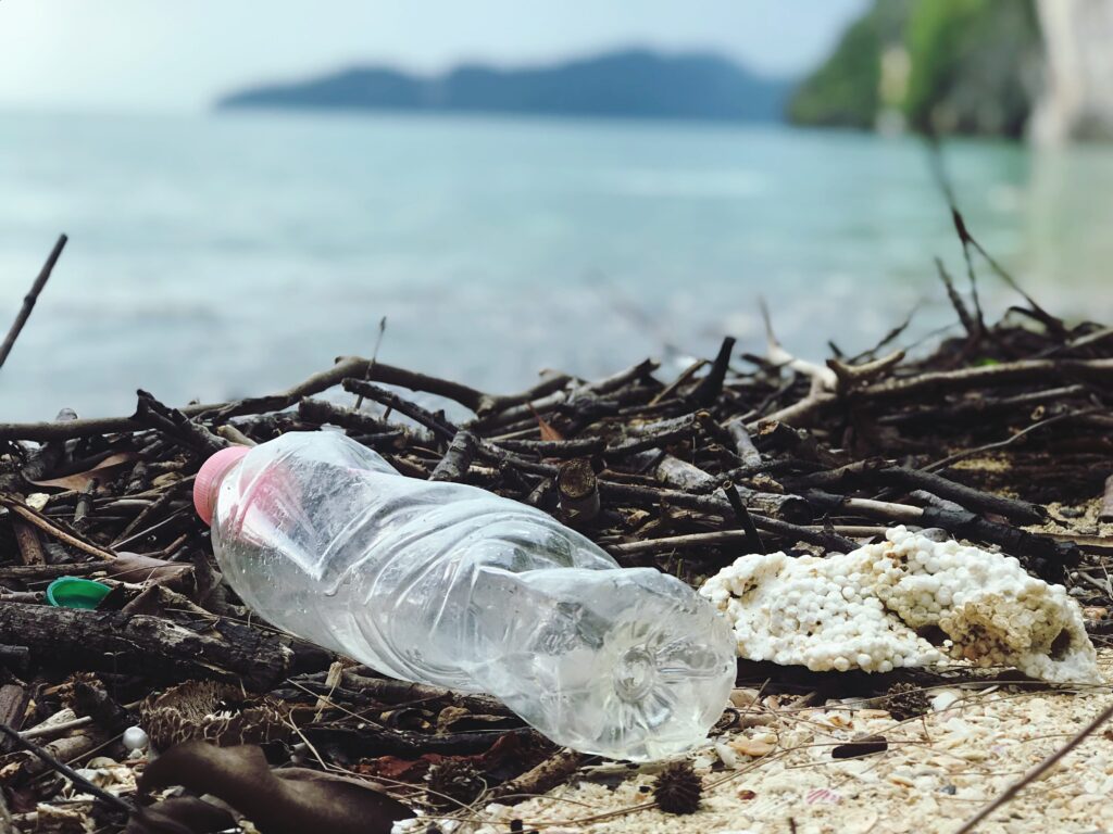 Plastic water bottles